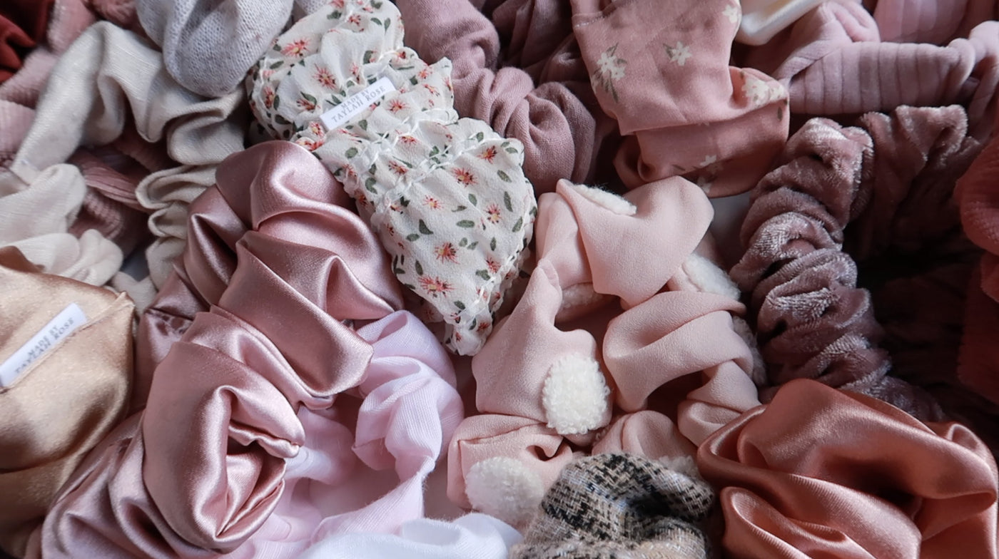 Scrunchies by pattern | Madebytaylahrose