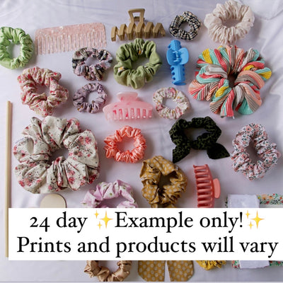 Scrunchie Advent Calendar - 12 and 24 day