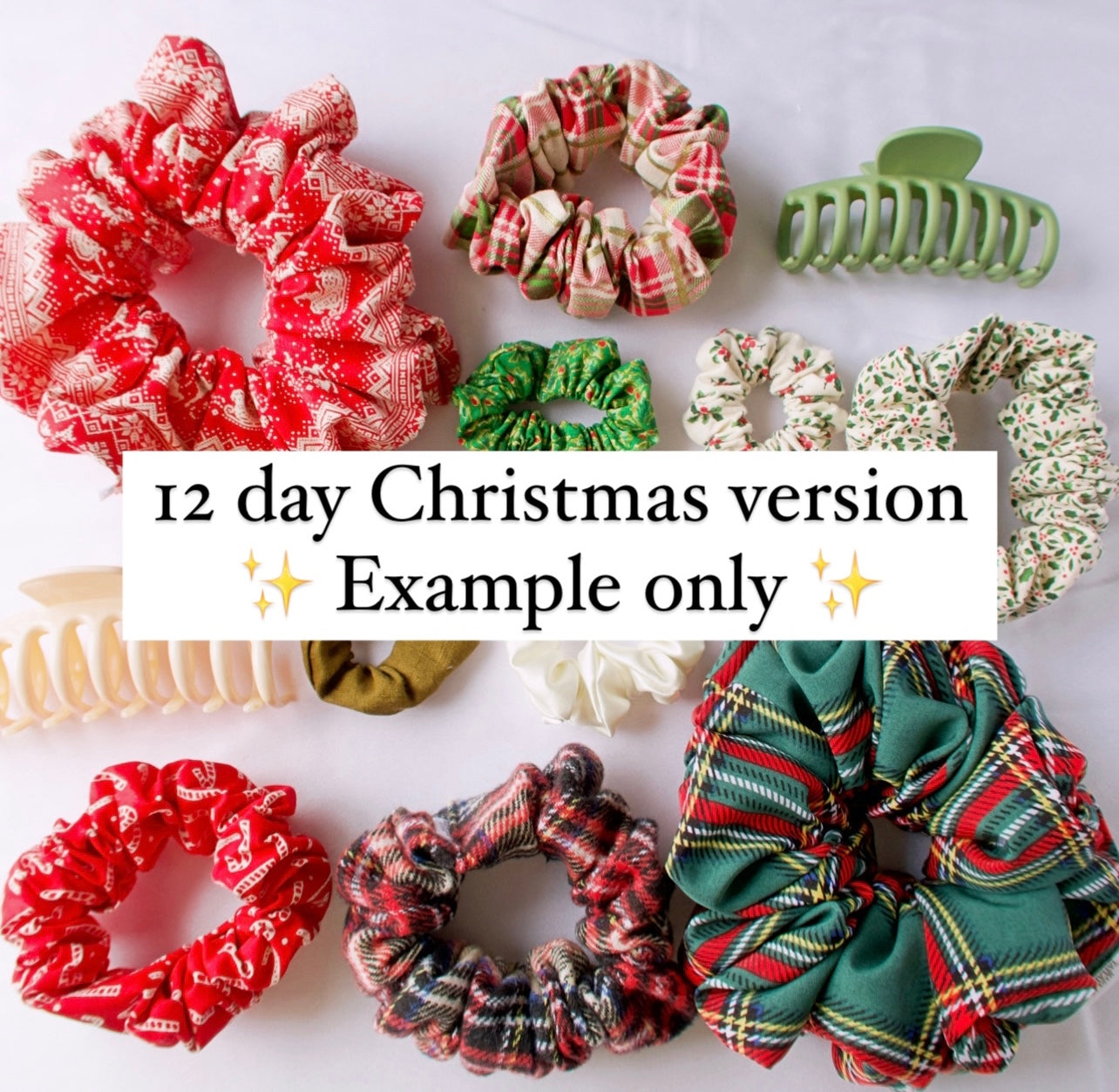 Scrunchie Advent Calendar - 12 and 24 day