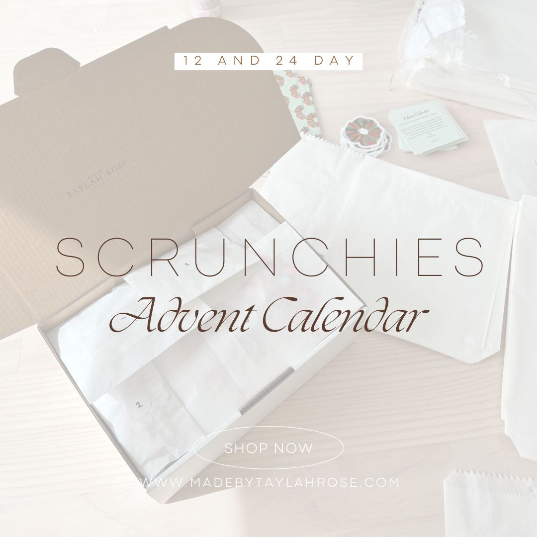 Scrunchie Advent Calendar - 12 and 24 day