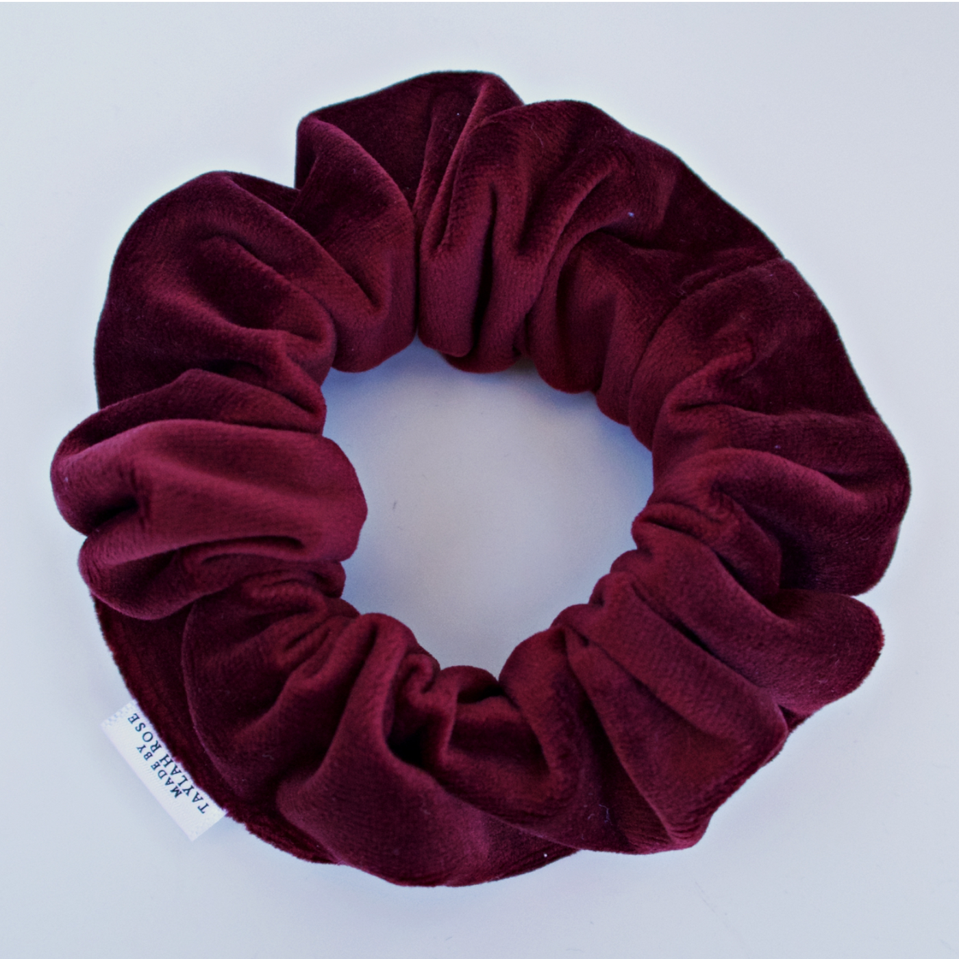 Burgundy velour