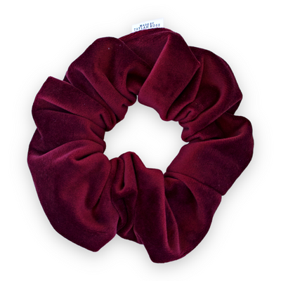 Burgundy velour