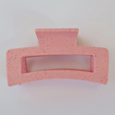 Medium Rectangle Specked Hair Claw