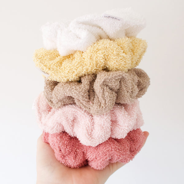 XL towel scrunchies